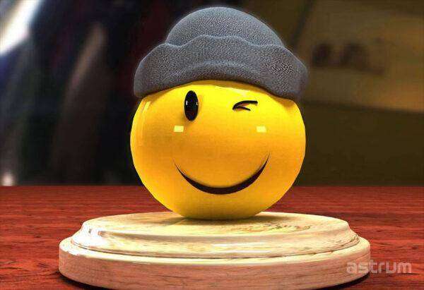 Astrum NB200 Notebook Sticker 15.6" 3D Smily Hat