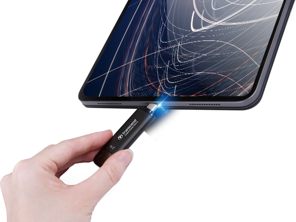 Transcend 512GB  USB3.2 Type c and a otg compact portable ssd
