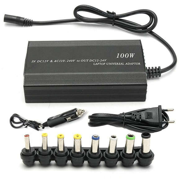 DW-LAZ009-Laptop Universal Power Adaptor 12-24V, AC/DC 100W