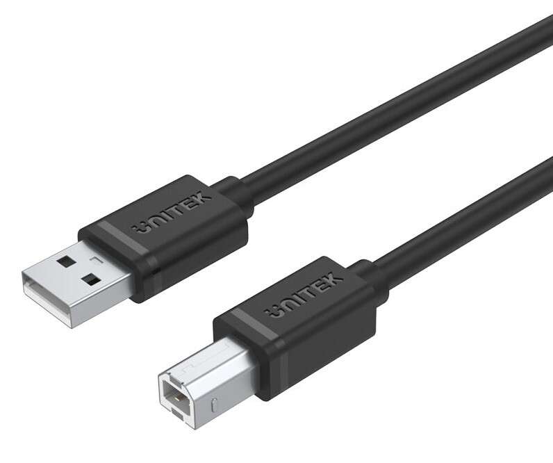 Unitek USB2.0 AM to BM Cable -5 Metre