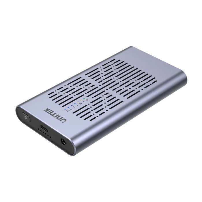 SolidForce USB-C to PCIe/NVMe M.2 SSD 20Gbps Dual Bay Enclosure with Offline Clone