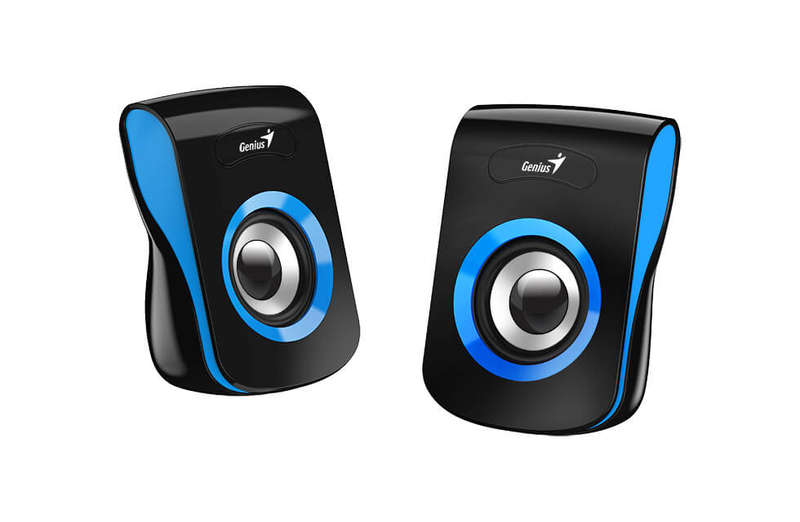 Genius SP-Q180 2.0 Speakers - Blue, USB Powered