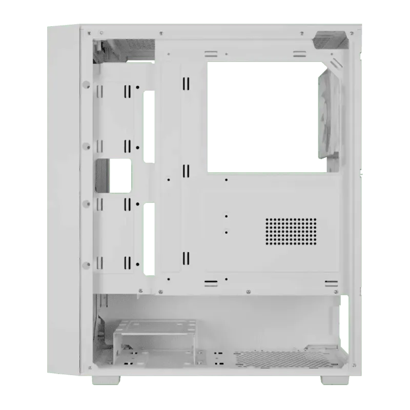 GAMDIAS Aura GC2 Elite White ATX Mid Tower Gaming Computer PC Case /Tempered Glass