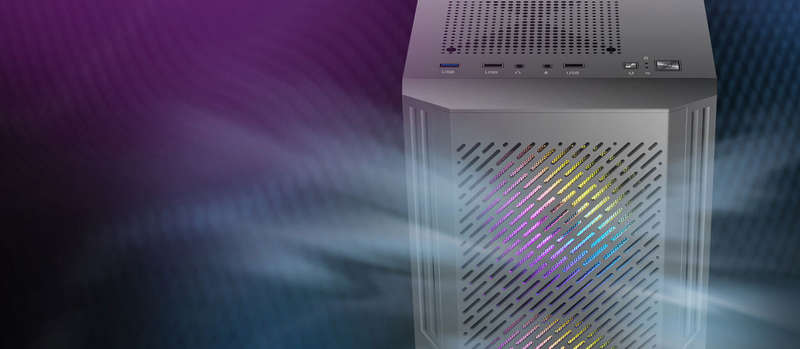 Antec AX20 Elite Mid Tower Gaming Case -Pre-Installed 4 x 120mm RGB Fans