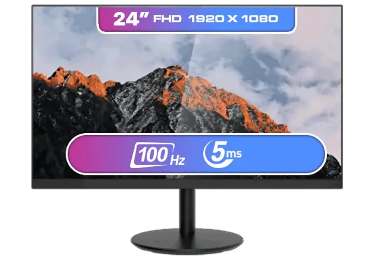 Dahua LM24-A200V 24" Monitor / FHD 1920 x 1080 / 100Hz Refresh Rate / 5ms Response Time / DHI-LM2...
