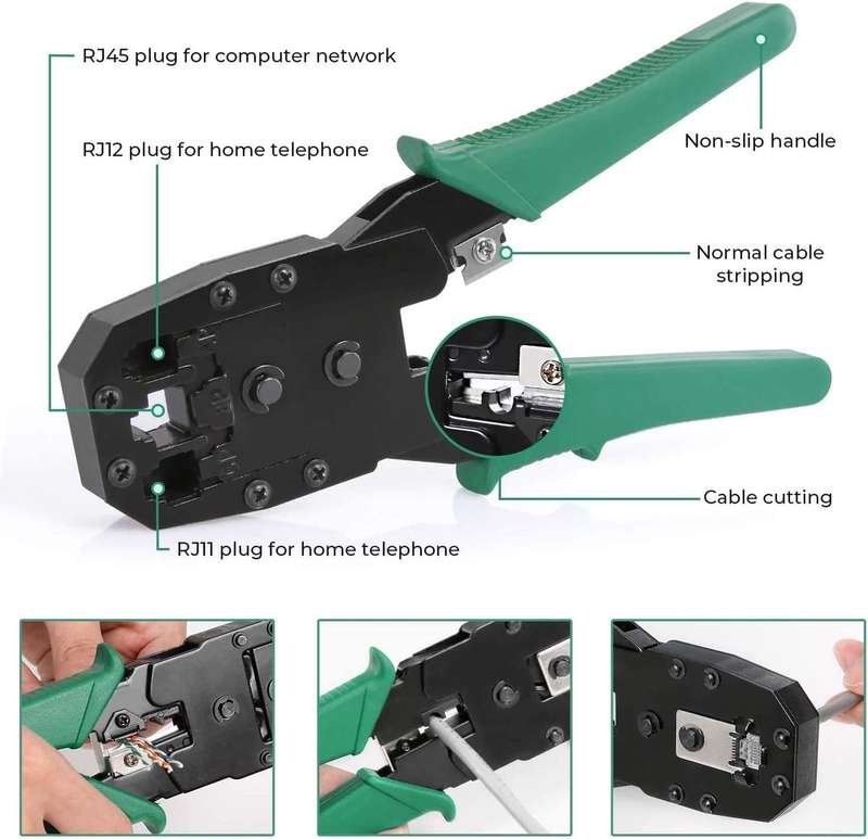 Professional Computer Network Maintenance Tool Kit, Network Installation Tool Kits Network Cable ...
