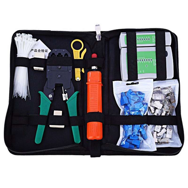 Professional Computer Network Maintenance Tool Kit, Network Installation Tool Kits Network Cable ...