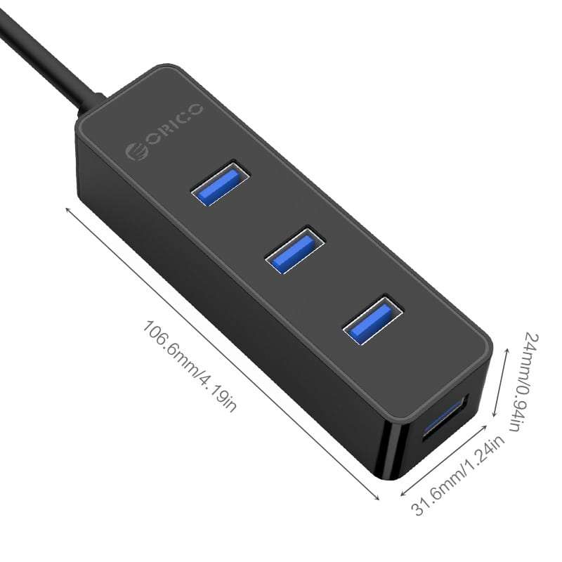 ORICO 4 Port USB3.0 Hub  Black