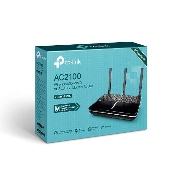 AC2100 Wireless MU-MIMO VDSL/ADSL Modem Router