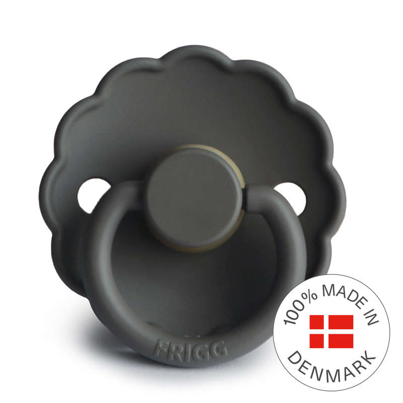 FRIGG Daisy - Round Latex Pacifier - Graphite