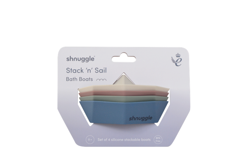 Shnuggle Stack 'n' Sail Silicone Boats