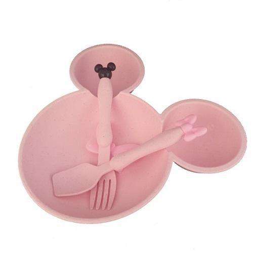 Mouse Plate & Cutlery Set For Kids
