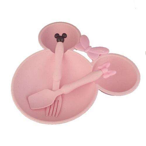 Mouse Plate & Cutlery Set For Kids