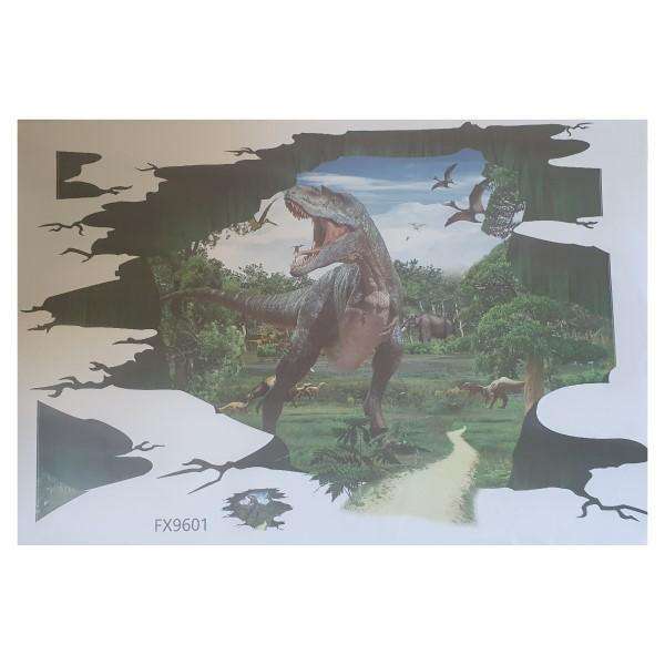 3D Tyrannosaurus Rex Wall Decal Stickers