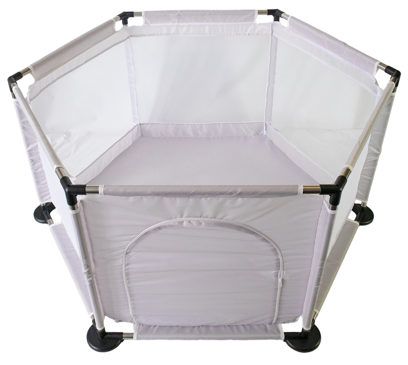 Hexagon Play Pen with Zipped Access Door & Weather Resistant Fabric