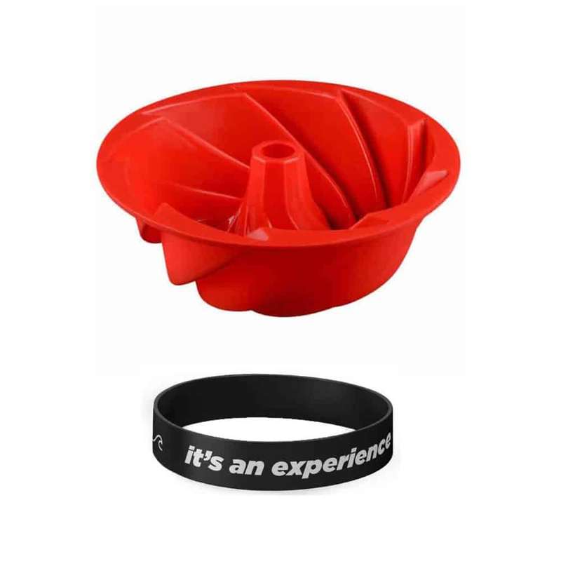 Non-Stick Safe Spiral Bundt Cake Dessert Silicone Baking Mould