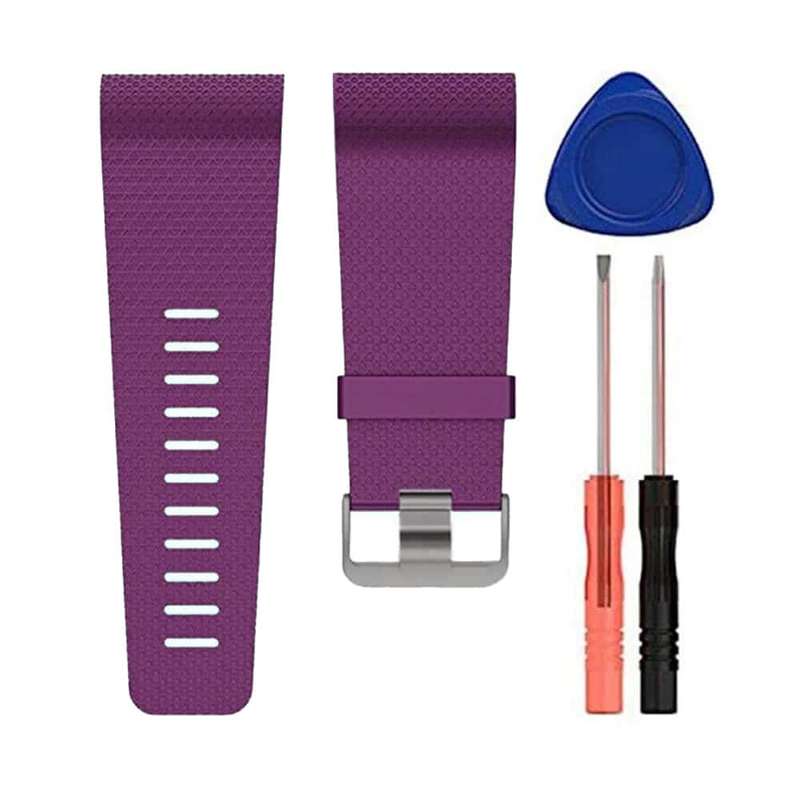 Silicone Strap for Fitbit Surge (S/M) - Purple