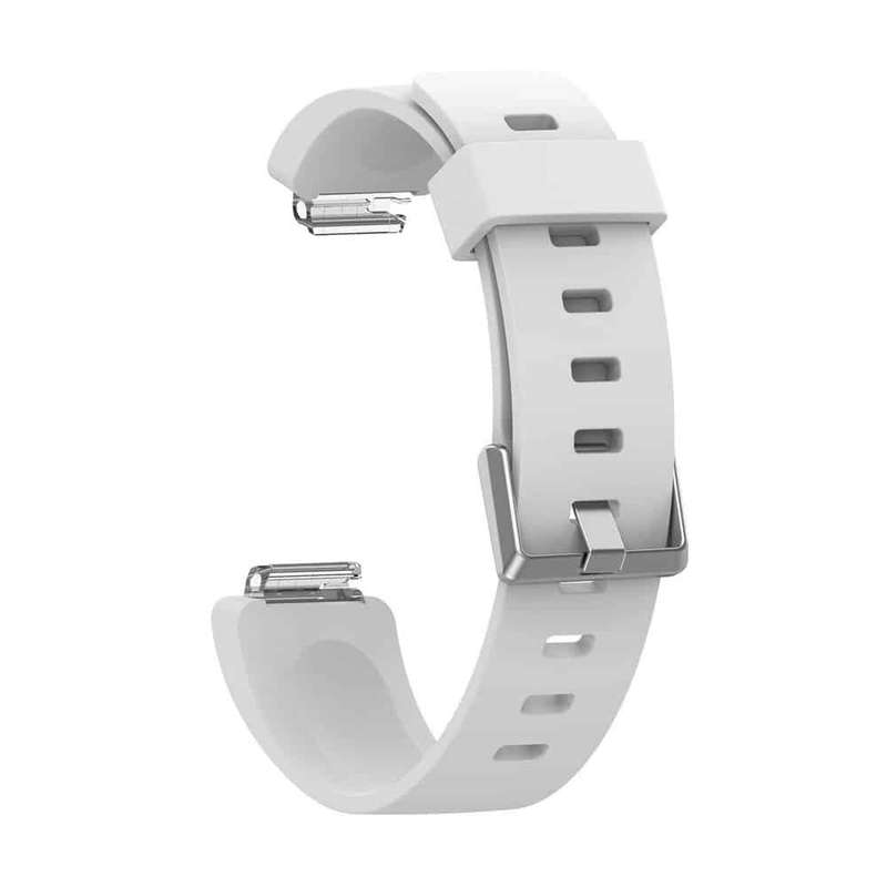 Silicone Strap for Fitbit Inspire/Inspire HR/Fitbit Ace 2 (S/M) - White