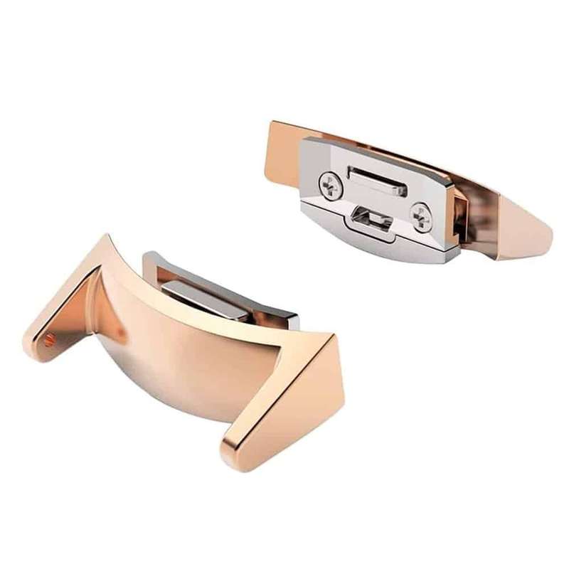 Killer Deals 20mm Samsung Gear S2 steel adapter connectors - Rose gold