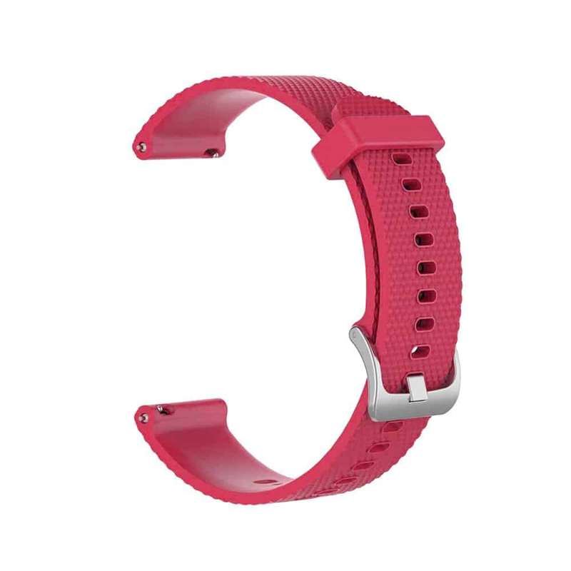 Killer Deals Quick Release 18mm Silicone Strap for Garmin Venu 2S- Pink Red
