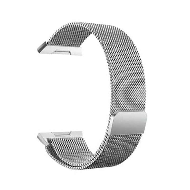 Killer Deals Stainless Steel Milanese Loop Strap for Fitbit Ionic-Silver
