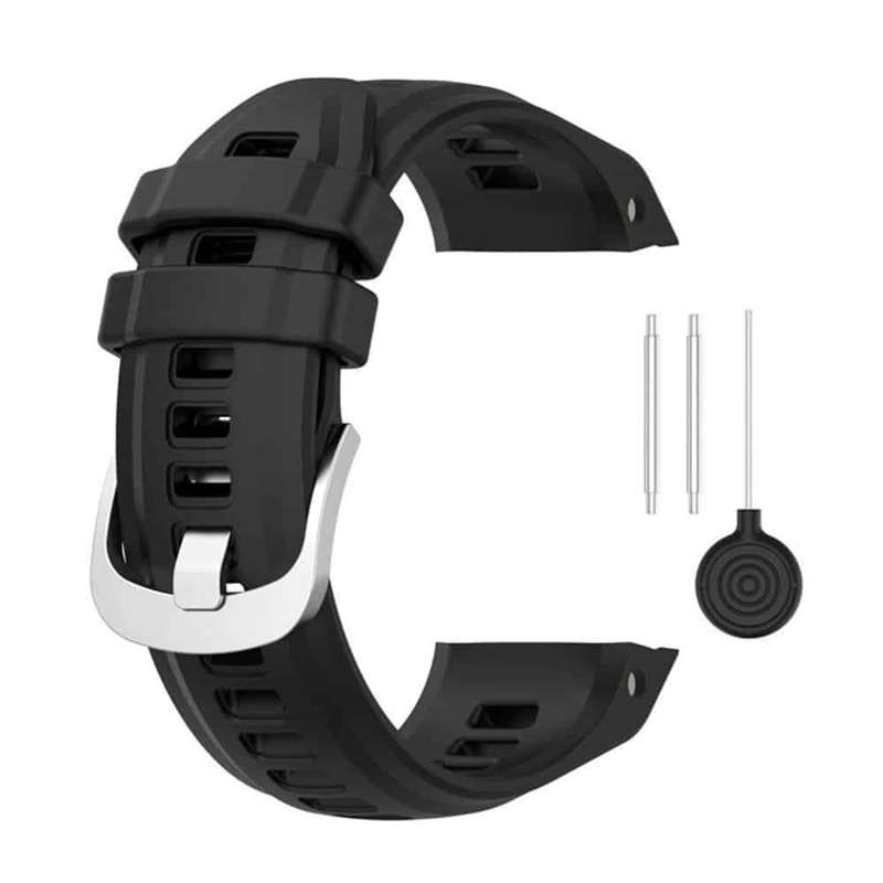 22mm Garmin Instinct Replacement Silicone Strap - Black