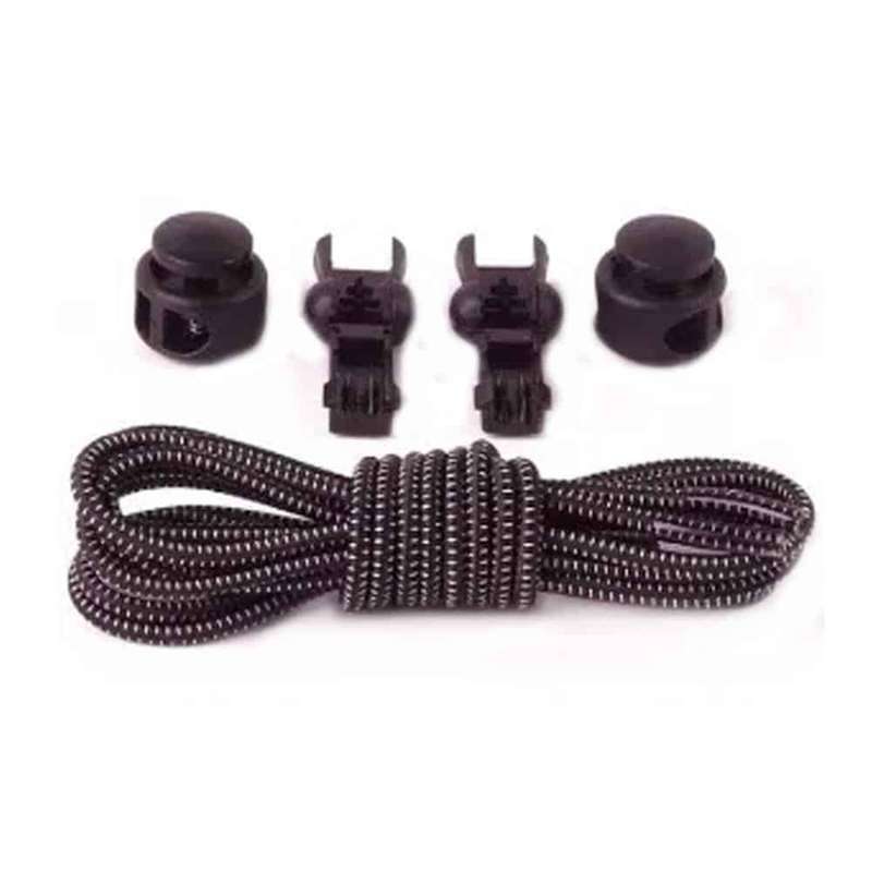 Killer Deals Lazy No-Tie Elastic Speed Shoelaces - Brown