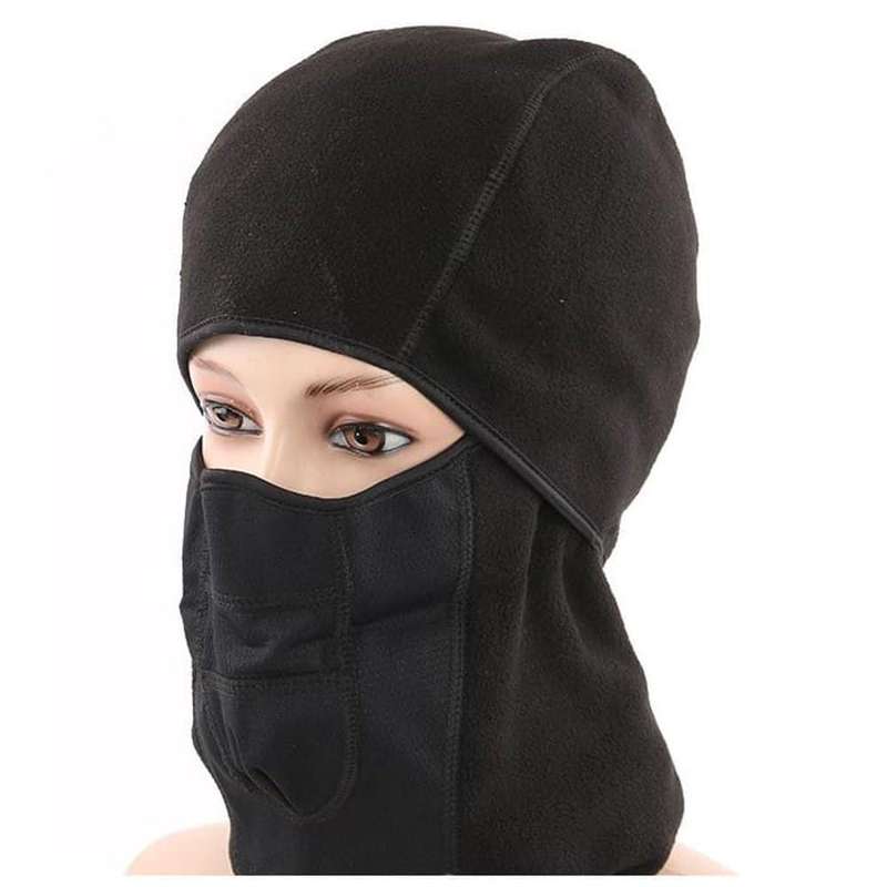 Killer Deals Winter rain snow cold wind-resistant ski balaclava face mask - Black