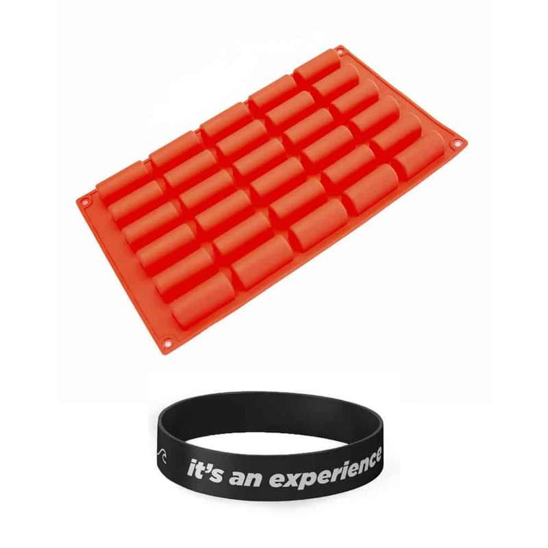 Killer Deals Non-Stick French Pastry 30 Mini Buche Silicone Baking Mould