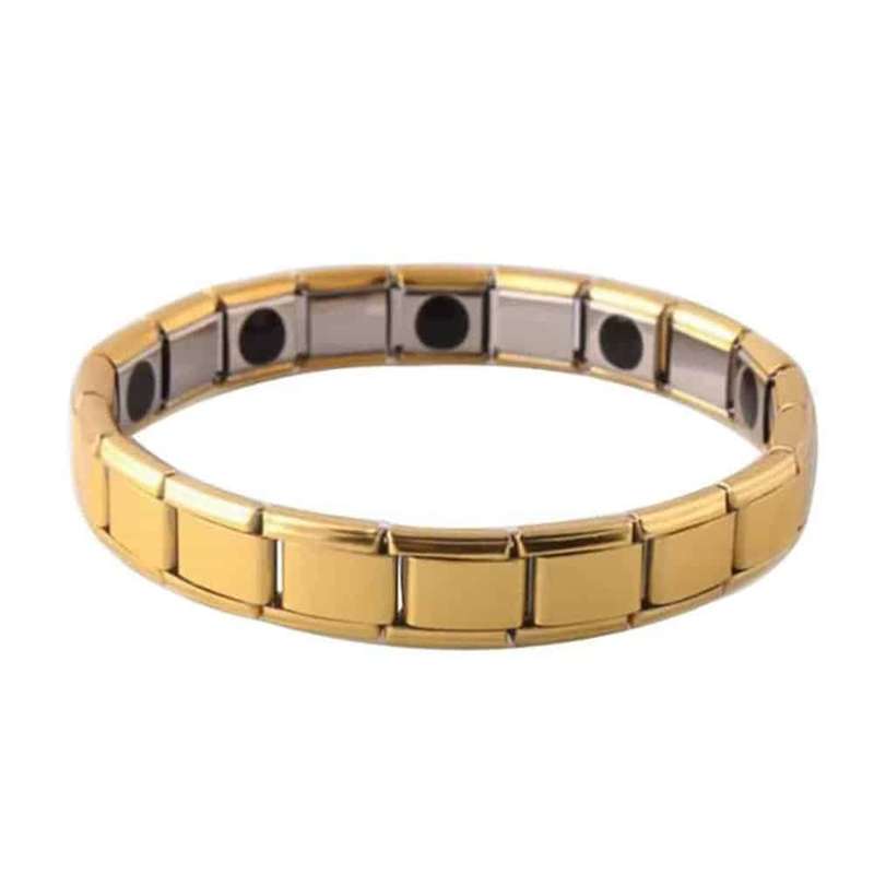 Killer Deals Magnetic Therapy Titanium Stainless Steel Bracelet- Gold