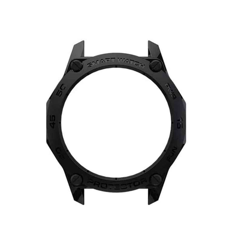 Killer Deals 46mm Huawei Watch GT2 TPU Silicone Protective Case Bumper Cover - Black