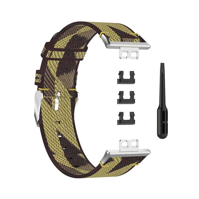 Killer Deals Sporty Woven Nylon Band for Huawei Watch Fit - Yellow