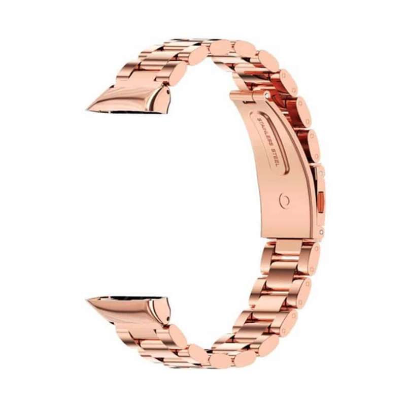 Killer Deals Stainless Steel Strap for Huawei band 6 - Rose Gold + Link removal tool