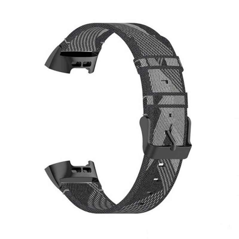 Killer Deals Nylon Band for Fitbit Charge 3/SE/4 - Black stripe