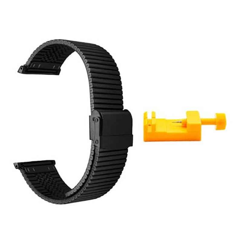 Killer Deals Stainless steel strap for 38/40/41mm Apple Watch - Black + Link removal tool