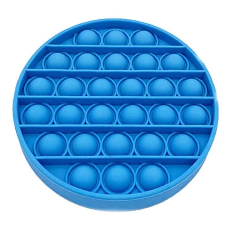 Killer Deals Sensory Stress-Relief Fidget Silicone Bubble Pop Toy/Game - Blue