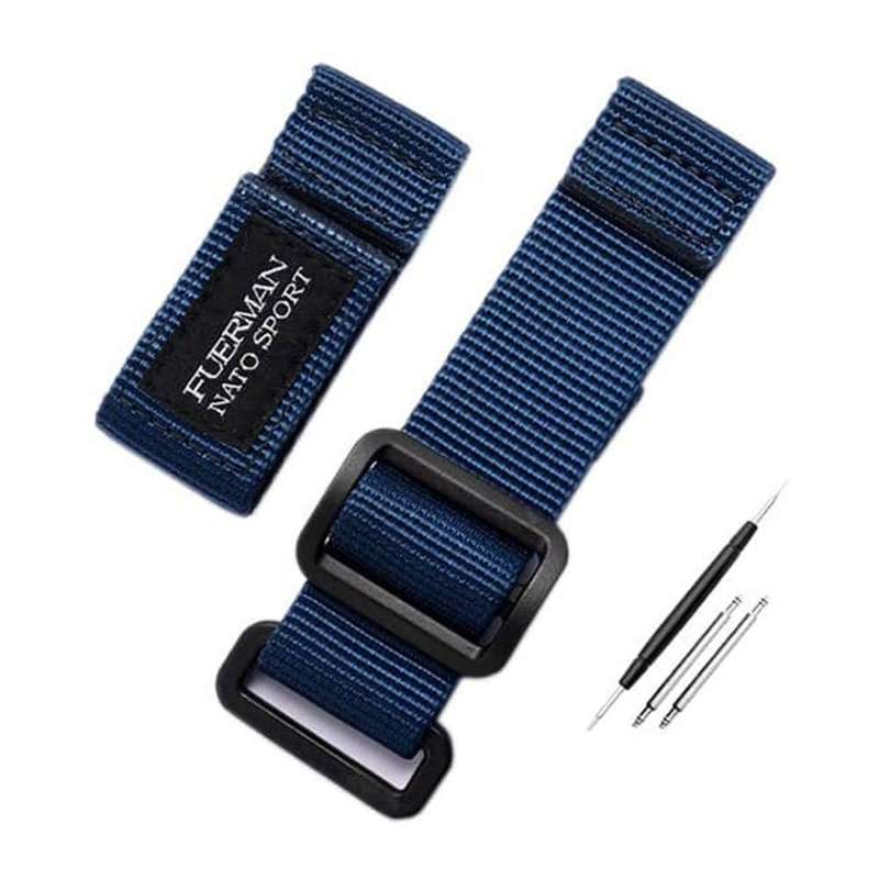 Killer Deals Universal Nylon Replacement Strap 24mm - Dark Blue