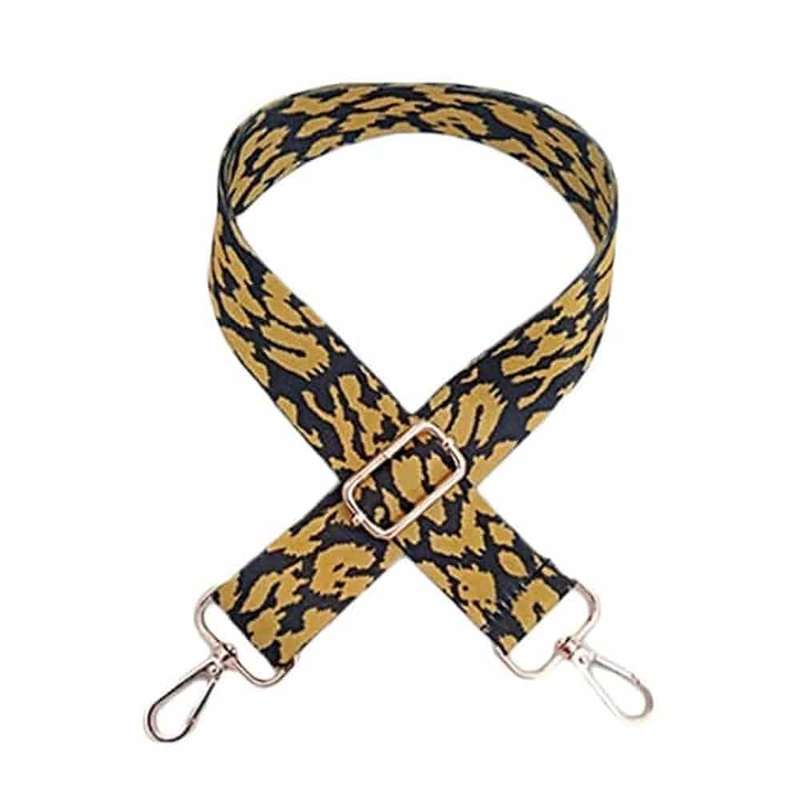 Handbag /Purse/Shoulder/Crossbody Canvas Replacement Strap - Yellow+Black