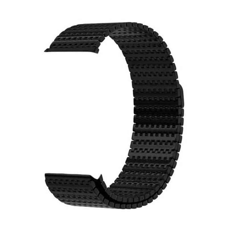 Killer Deals Needle chain magnetic absorption steel band for Apple 42/44/45/49mm watch - Black