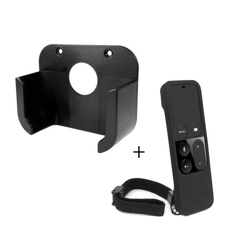 Killer Deals Silicone Remote Cover & Holder Combo for 4th Gen HD Apple TV