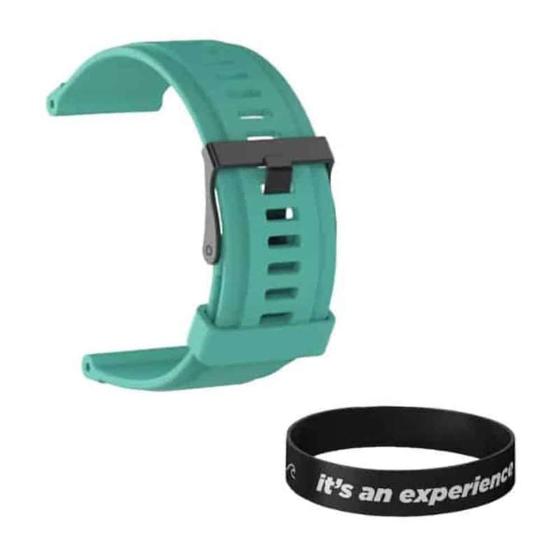Killer Deals Blue Silicone Strap for Suunto Core + Free Wristband Combo