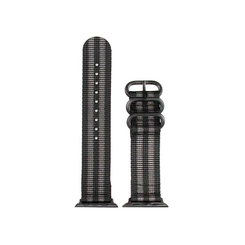 Killer Deals 38/40/41mm Apple Watch nylon strap - Black & grey