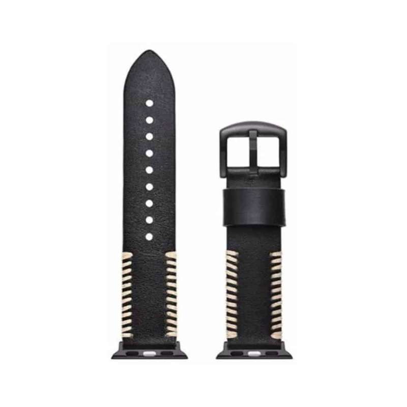 Killer Deals Leather Strap for 42/44/45/49mm Apple Watch- Black