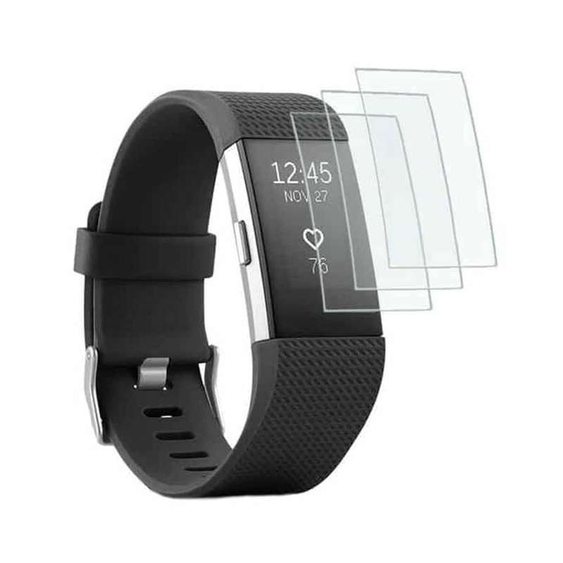 Killer Deals 31mm Scratch-Free TPU Screen Protector Film for Fitbit Charge 2 x3 Combo