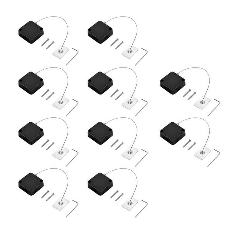 Anti-Theft Retractable Cable Lock for Tablet/Laptop/Smartphone x 10 Combo