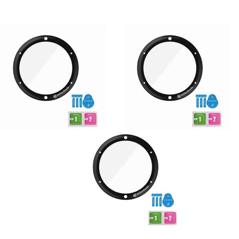 Killer Deals Anti-Scratch 3D Screen Protector for Garmin Vivoactive 4S x3 Combo