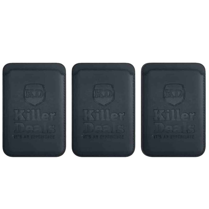 Killer Deals Extra Strength MagSafe RFID Leather Wallet for iPhone/ Samsung x3 Combo