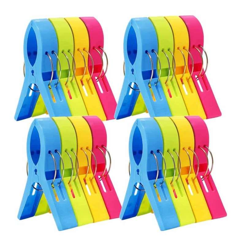 Killer Deals Laundry Washing Hang Dry Clothing Jumbo Plastic Pegs x16 Set