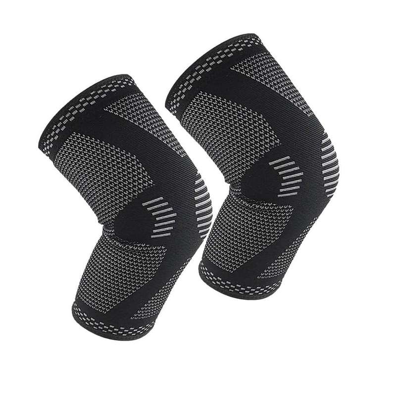 Killer Deals Elastic Sports Knee Compression Support Sleeve - Large x2 Combo