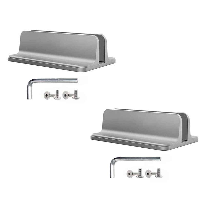 Killer Deals Adjustable Aluminum Vertical Desktop Laptop Tablet Stand x2 Combo